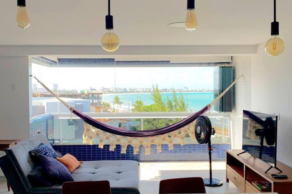 Joao Pessoa, A Dois Passos Do Paraiso, 2 Suites Com A/C, Vista Panoramica Para O Mar Do Bessa, Portaria 24H E 2 Vagas De Garagem Luaran gambar