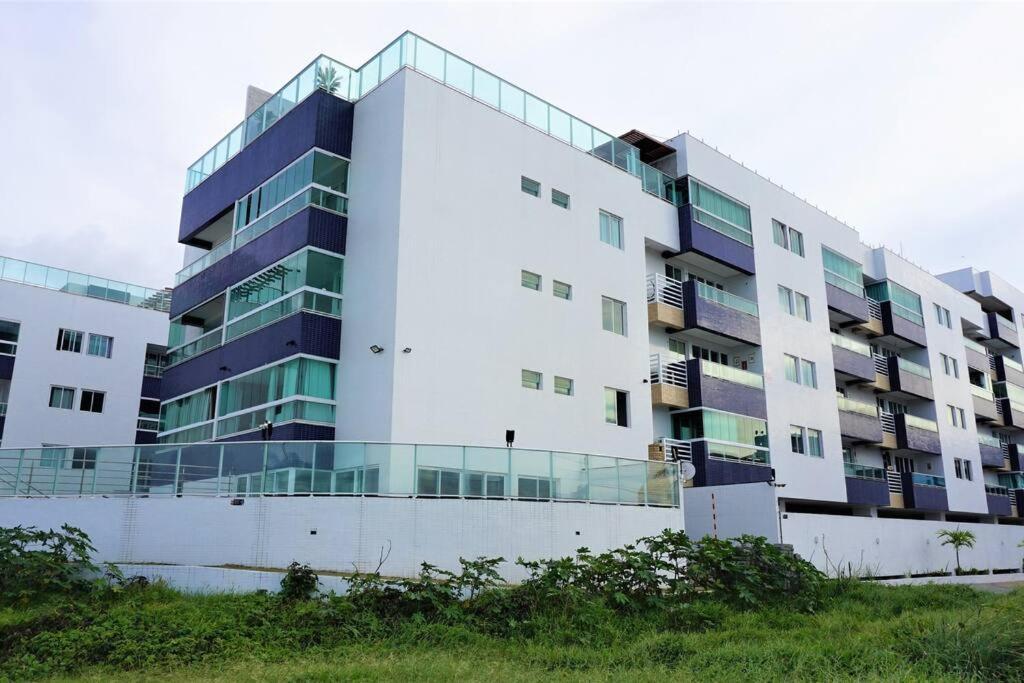 Joao Pessoa, A Dois Passos Do Paraiso, 2 Suites Com A/C, Vista Panoramica Para O Mar Do Bessa, Portaria 24H E 2 Vagas De Garagem Luaran gambar
