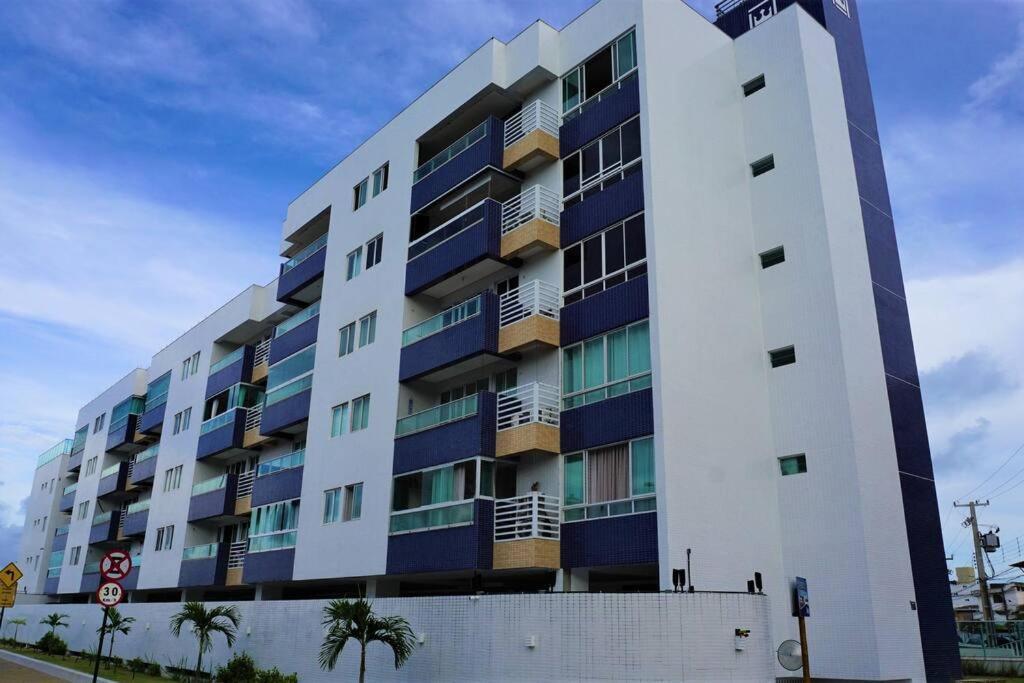 Joao Pessoa, A Dois Passos Do Paraiso, 2 Suites Com A/C, Vista Panoramica Para O Mar Do Bessa, Portaria 24H E 2 Vagas De Garagem Luaran gambar